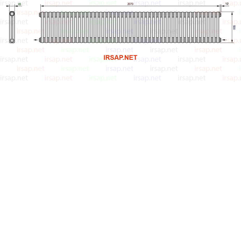 Радиатор IRSAP Tesi 20500/46 T08 CL 01